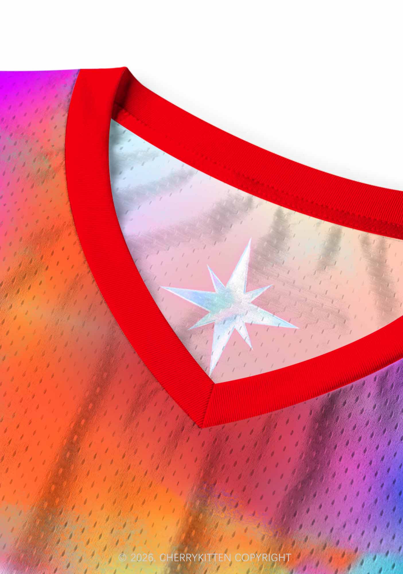 Rave Slxt Tie Dye Y2K Sport Jersey Tank Cherrykitten