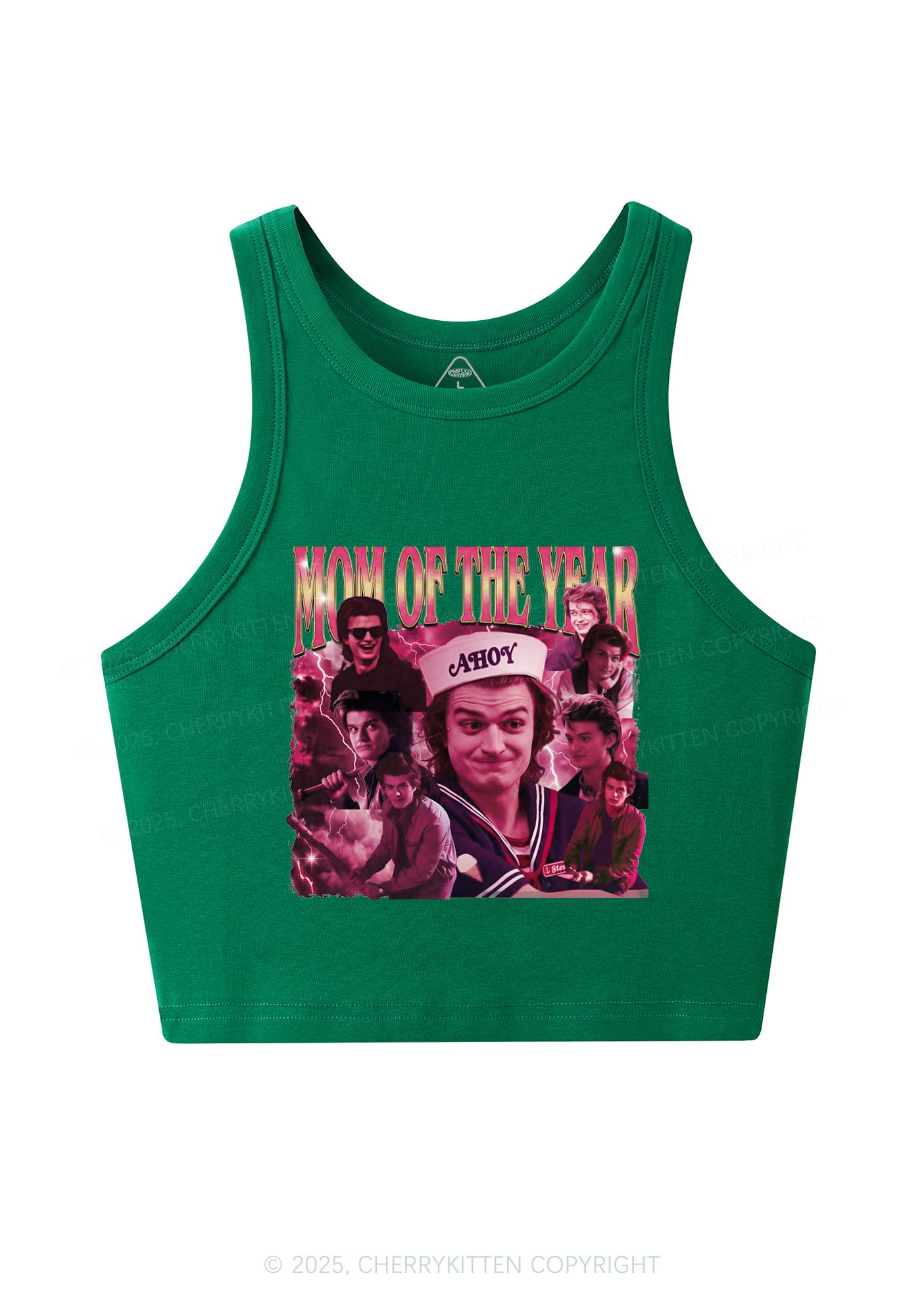 Mom Of The Year Y2K Crop Tank Top Cherrykitten