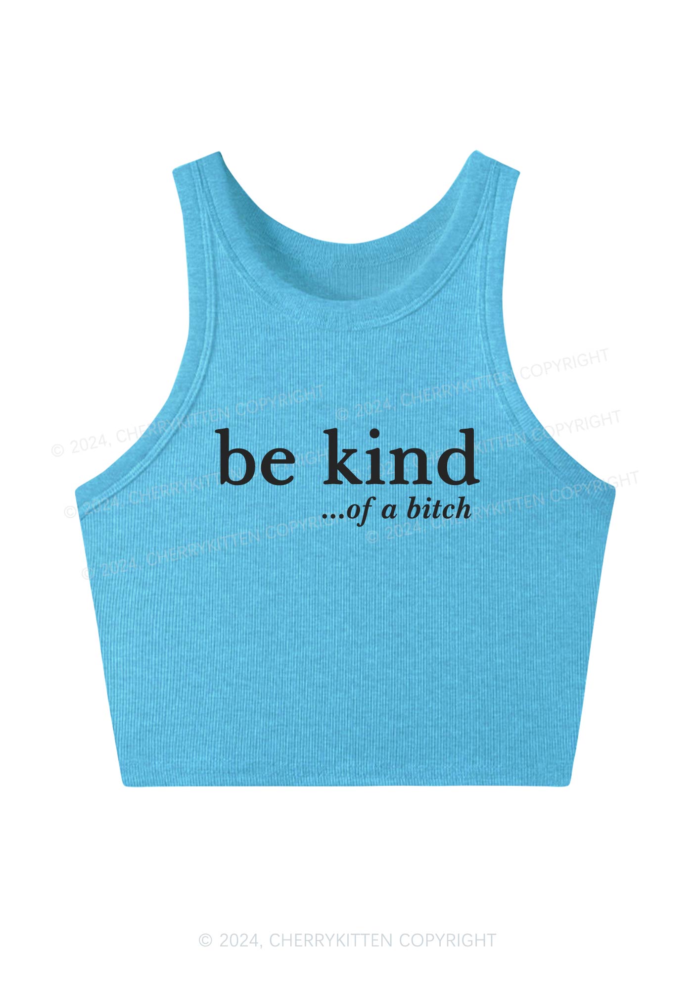 Be Kind Of A Bxxch Y2K Crop Tank Top Cherrykitten