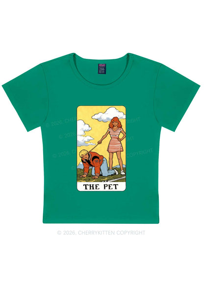 The Pet Y2K Baby Tee Cherrykitten