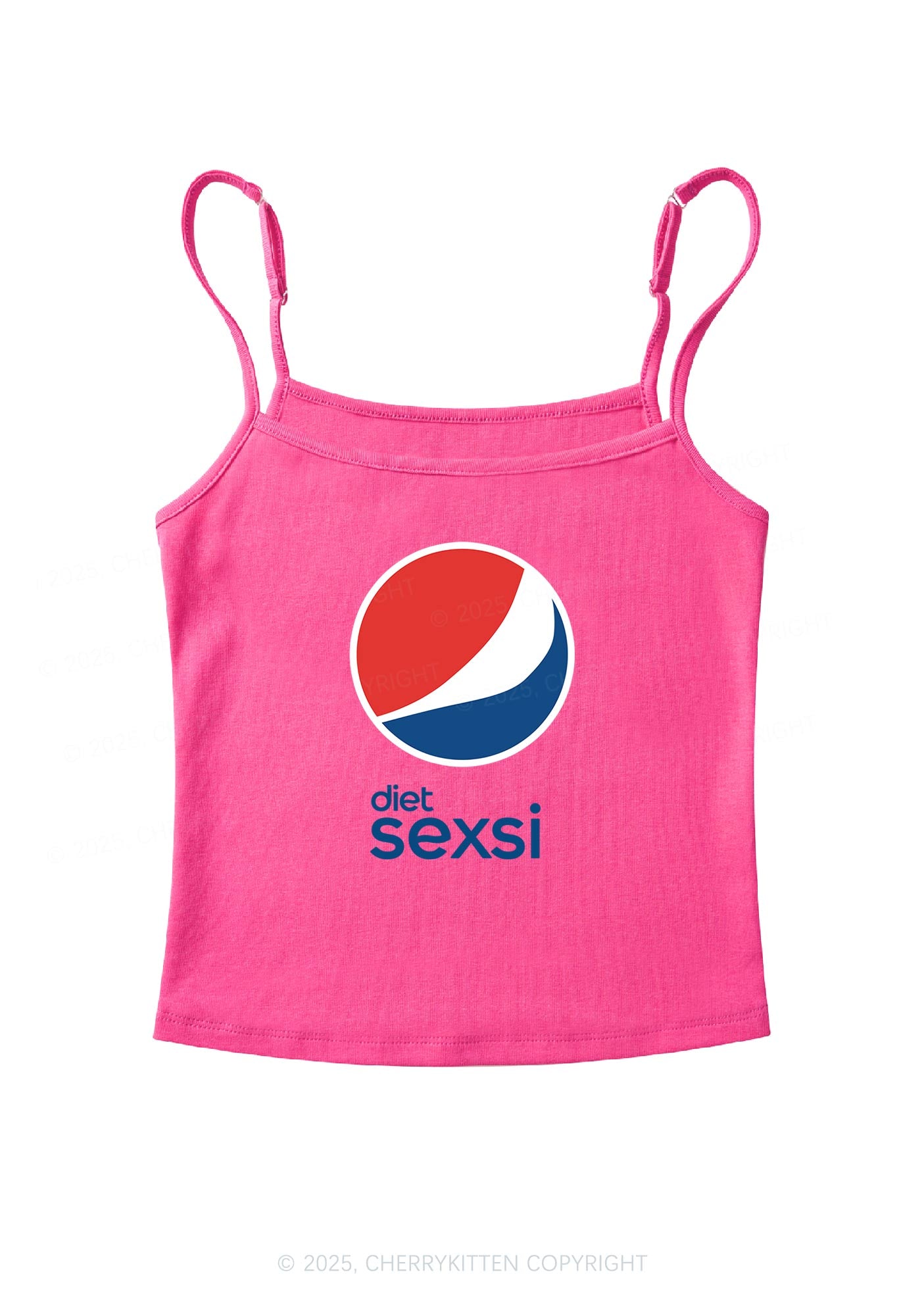 Diet Sexsi Y2K Spaghetti Strap Cami Cherrykitten