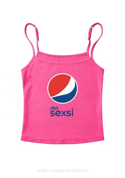 Diet Sexsi Y2K Spaghetti Strap Cami Cherrykitten
