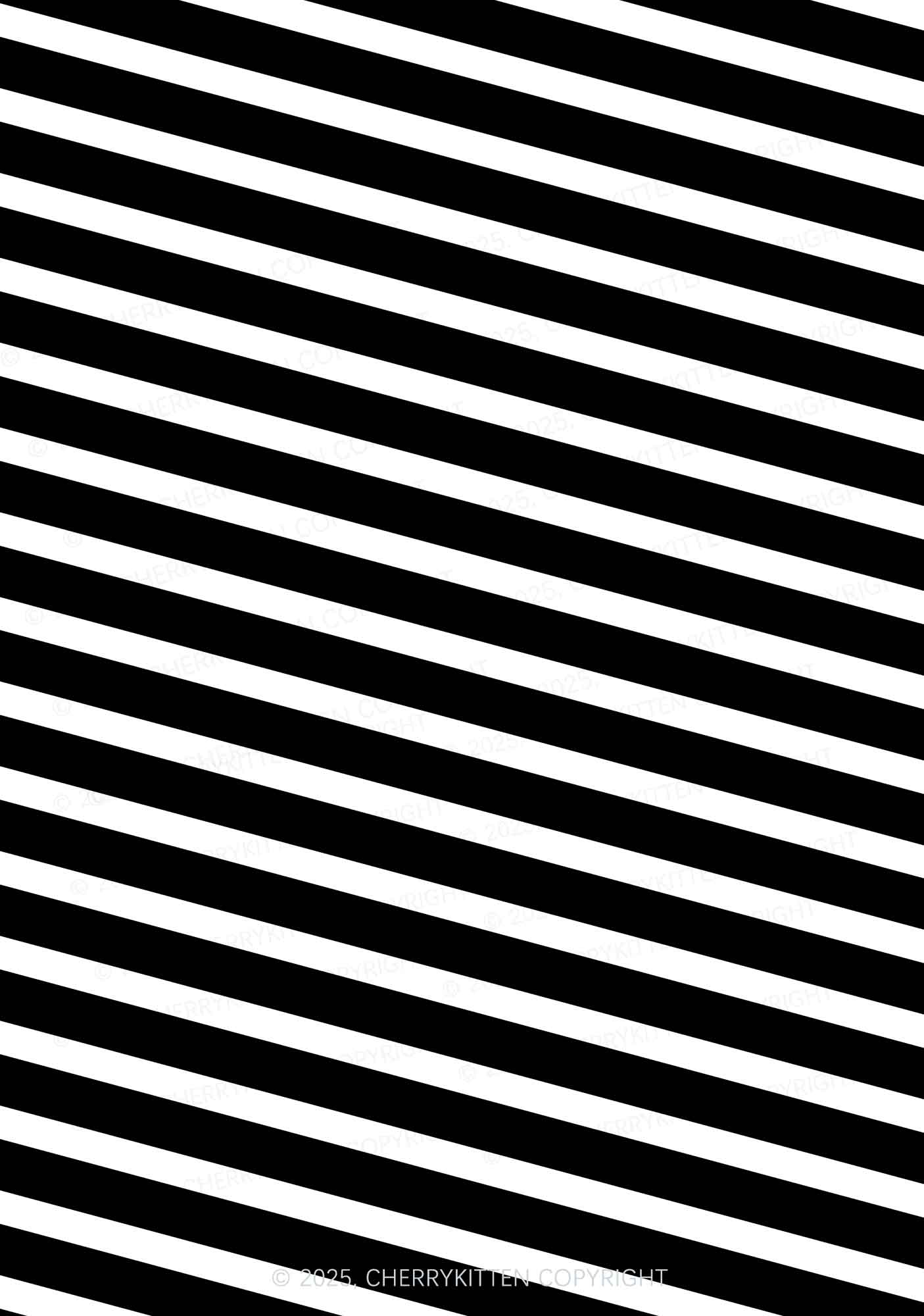 Black And White Stripes Y2K Print Bikini Set Cherrykitten