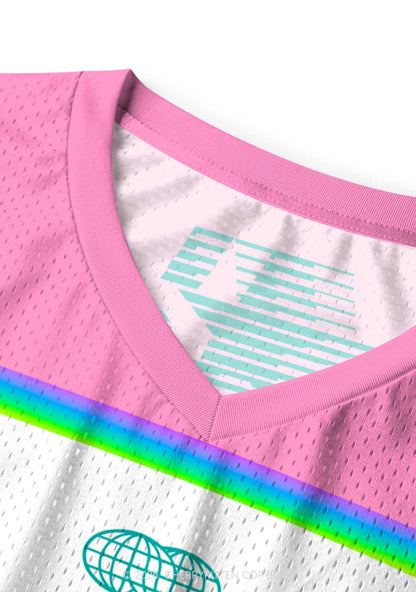 Rainbow Stripe Gods Favorite Fag Pride Y2K Sport Jersey Tank Cherrykitten