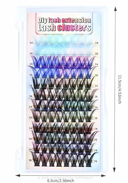 DIY Lash Clusters 96pcs Y2K Individual Eyeslash Extensions Cherrykitten