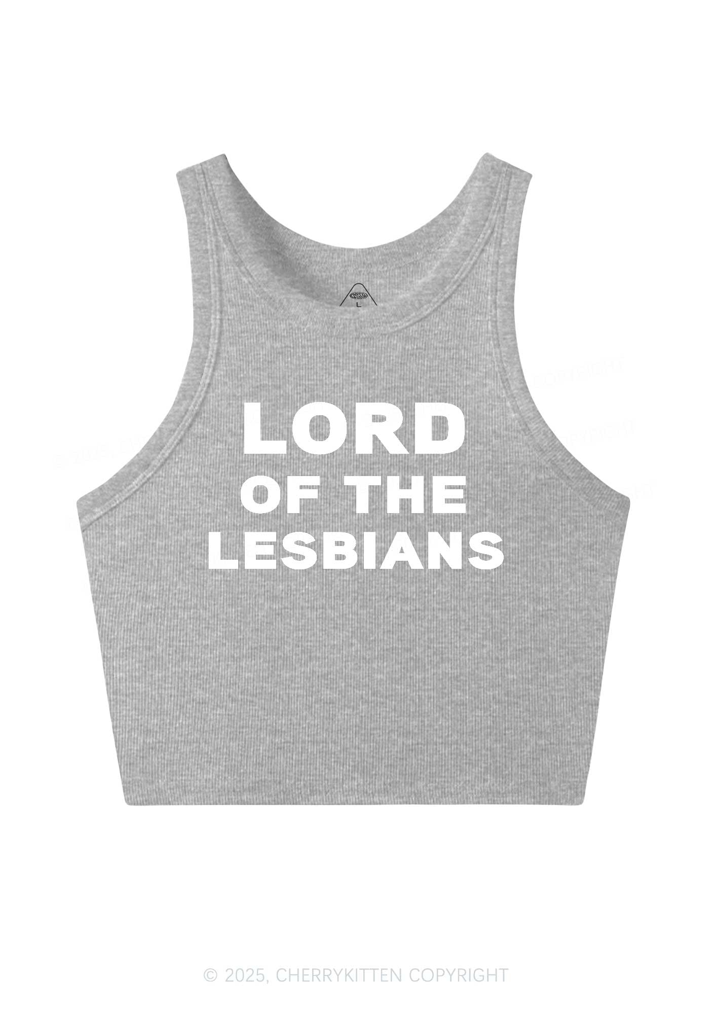 Lord Of The Lesbians Y2K Crop Tank Top Cherrykitten