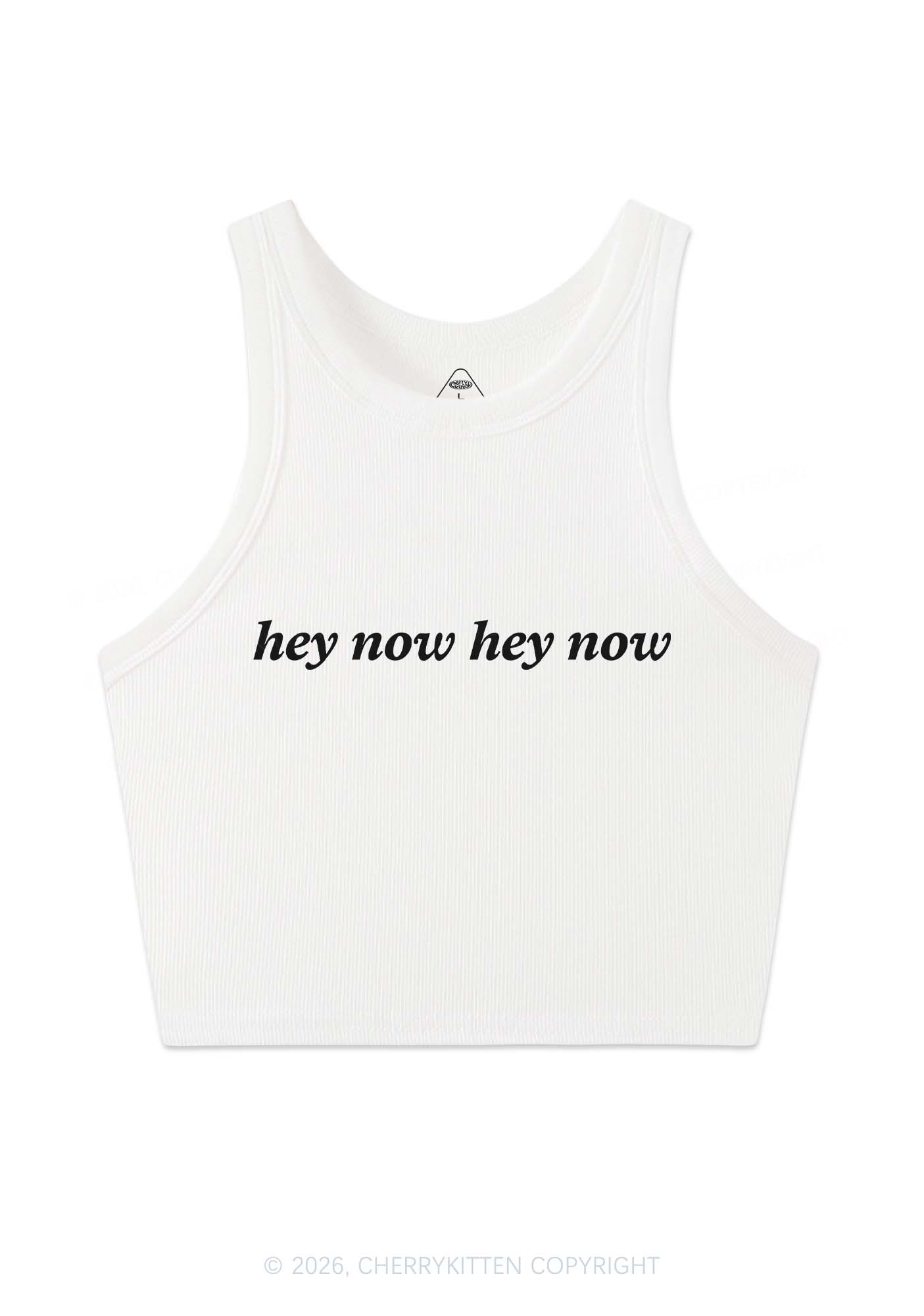 Hey Now Y2K Crop Tank Top Cherrykitten