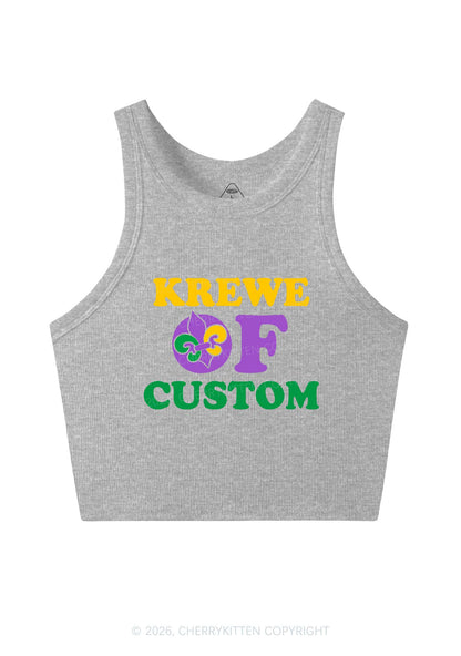 Krewe Of Custom Y2K Crop Tank Top Cherrykitten
