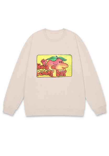 Have A Peachy Day Y2K Sweatshirt