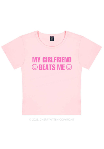 My Girlfriend Beats Me Pride Y2K Baby Tee Cherrykitten