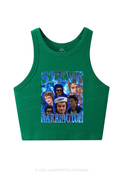 SH Blue Blaze Y2K Crop Tank Top Cherrykitten