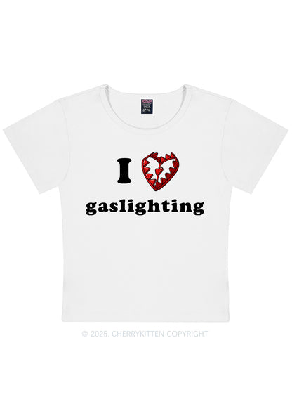 Love Gaslighting Y2K Baby Tee Cherrykitten