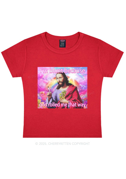 Im Blunt Y2K Baby Tee Cherrykitten