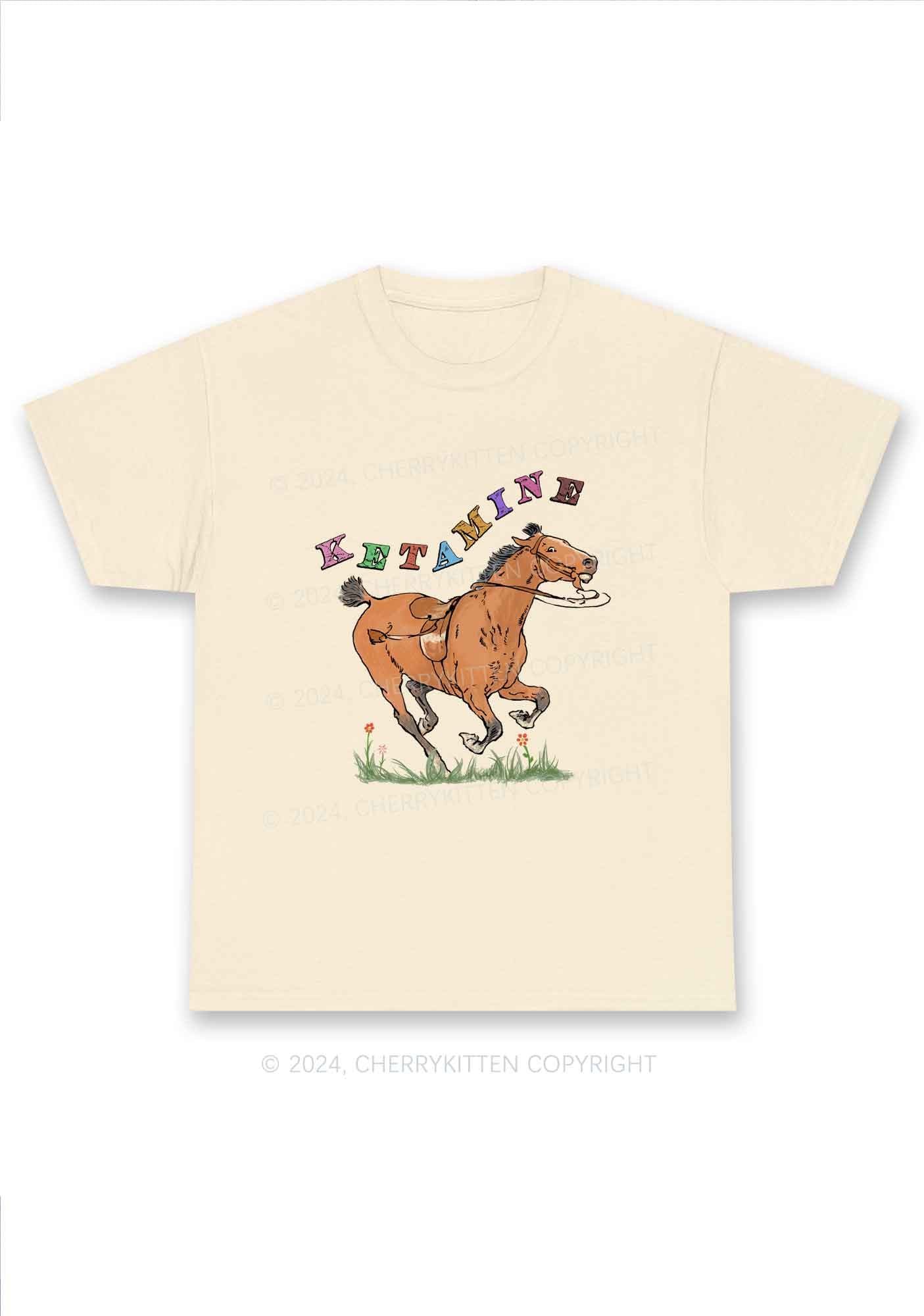 Orange Pony Y2K Chunky Shirt Cherrykitten
