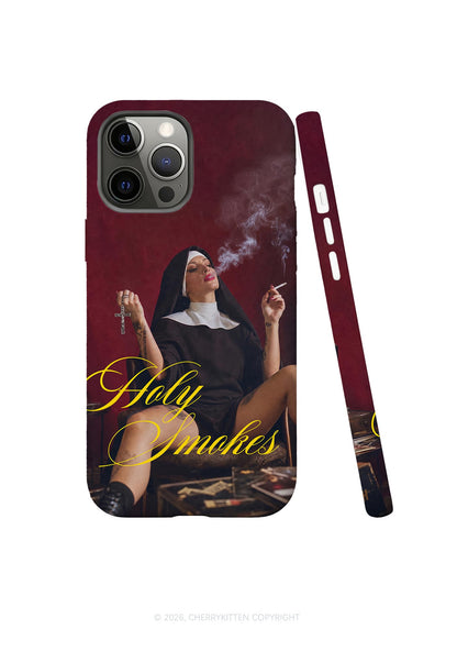 Holy Smokes Nun Y2K Phone Case Cherrykitten