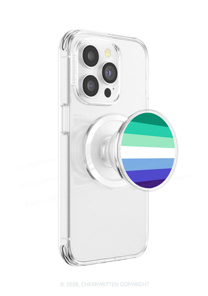Gay Stripes Pride Y2K Magnetic Phone Grip Holder Cherrykitten