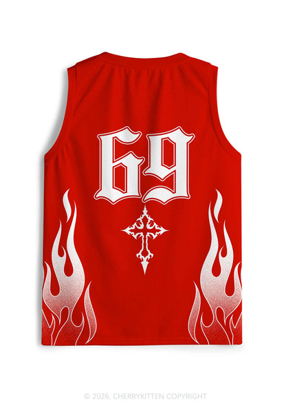 Better Faggot Than Fascist Skull Pride Y2K Sport Jersey Tank Cherrykitten