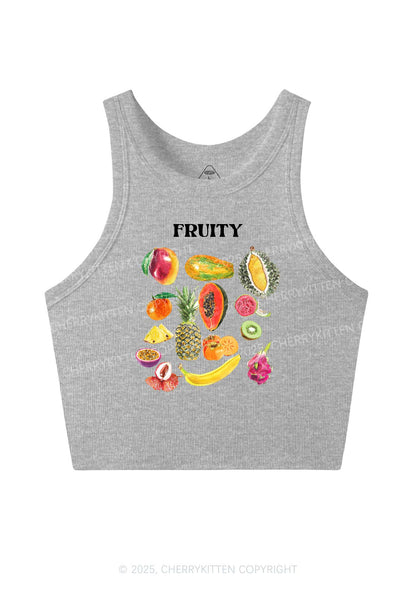 Fruity Y2K Crop Tank Top Cherrykitten