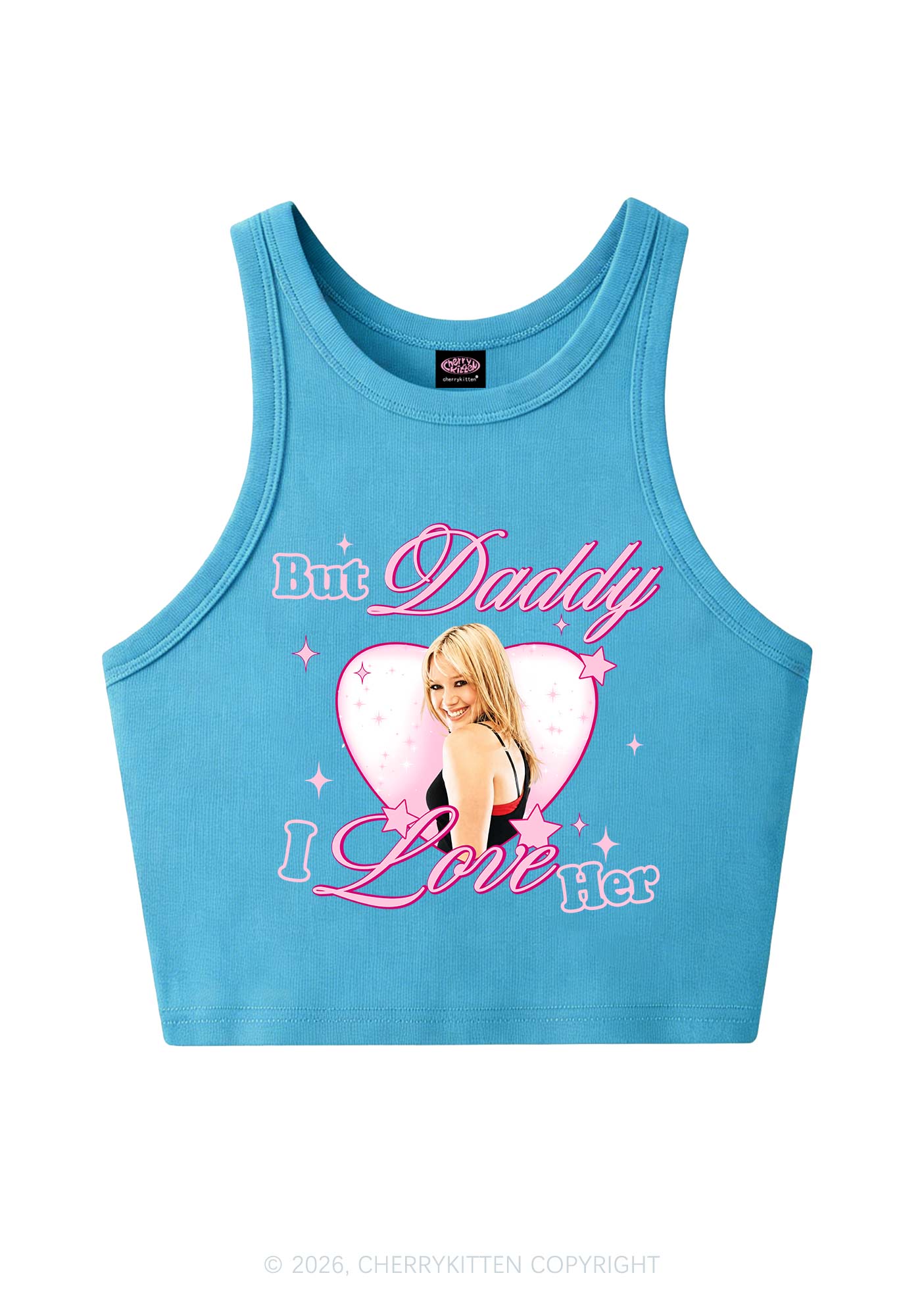 But Daddy I Love Her HD Y2K Crop Tank Top Cherrykitten