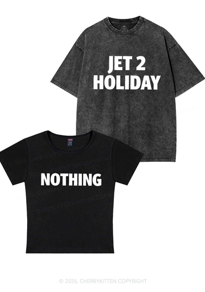Jet Holiday Nothing Y2K Valentine's Day Couple Shirt Cherrykitten