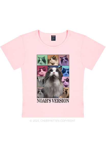 Custom Pets Version Y2K Baby Tee Cherrykitten