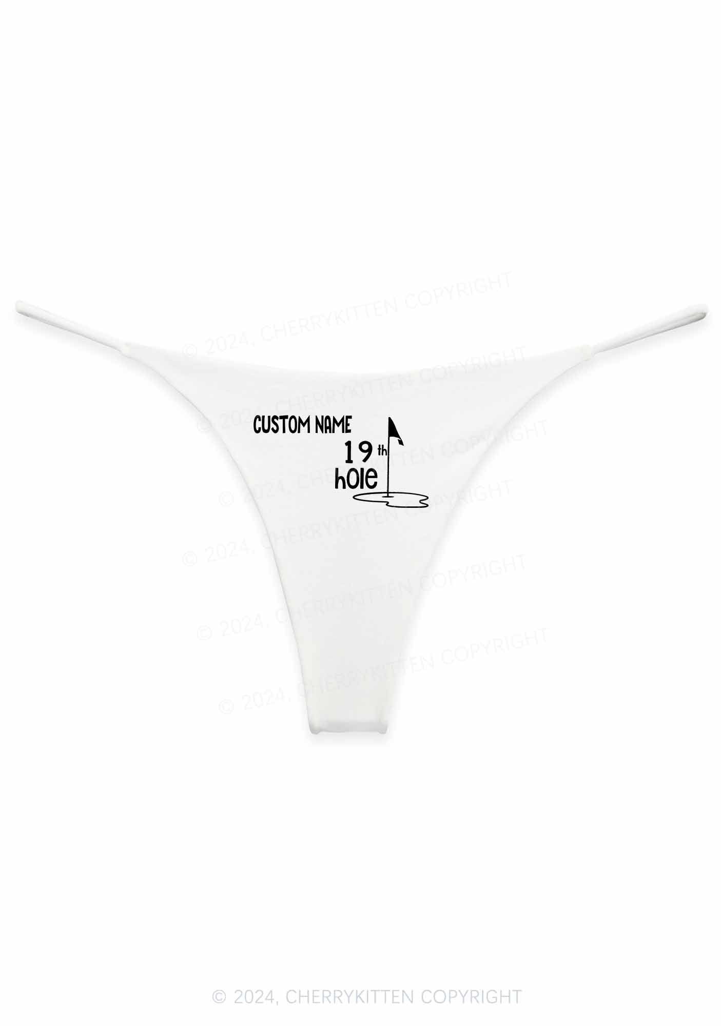 Custom 19th Hole Y2K Bikini String Thong Cherrykitten