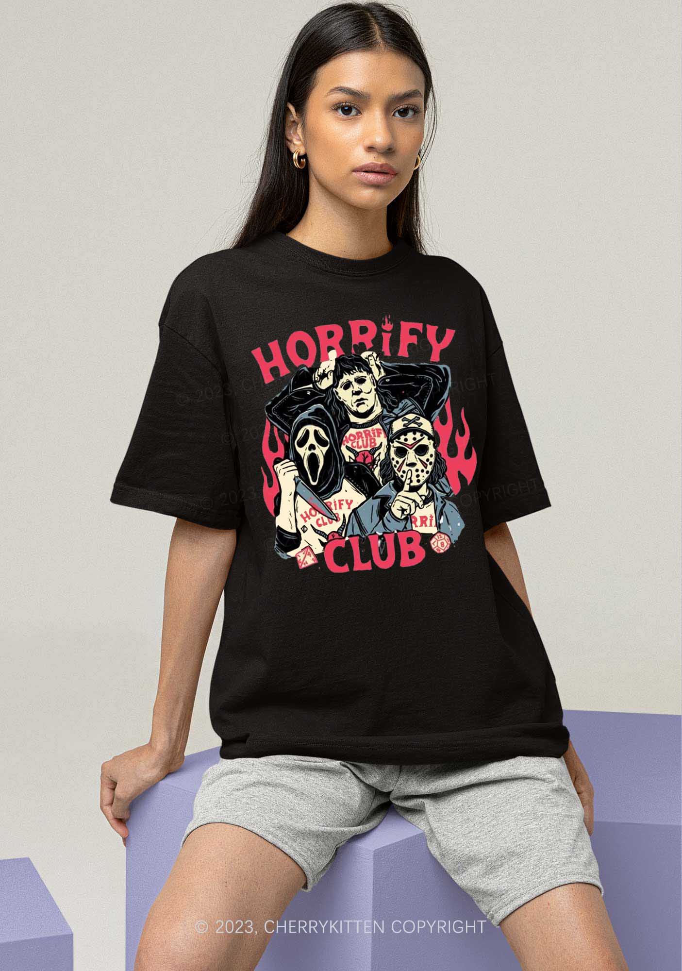 Horrify Club Halloween Chunky Shirt Cherrykitten