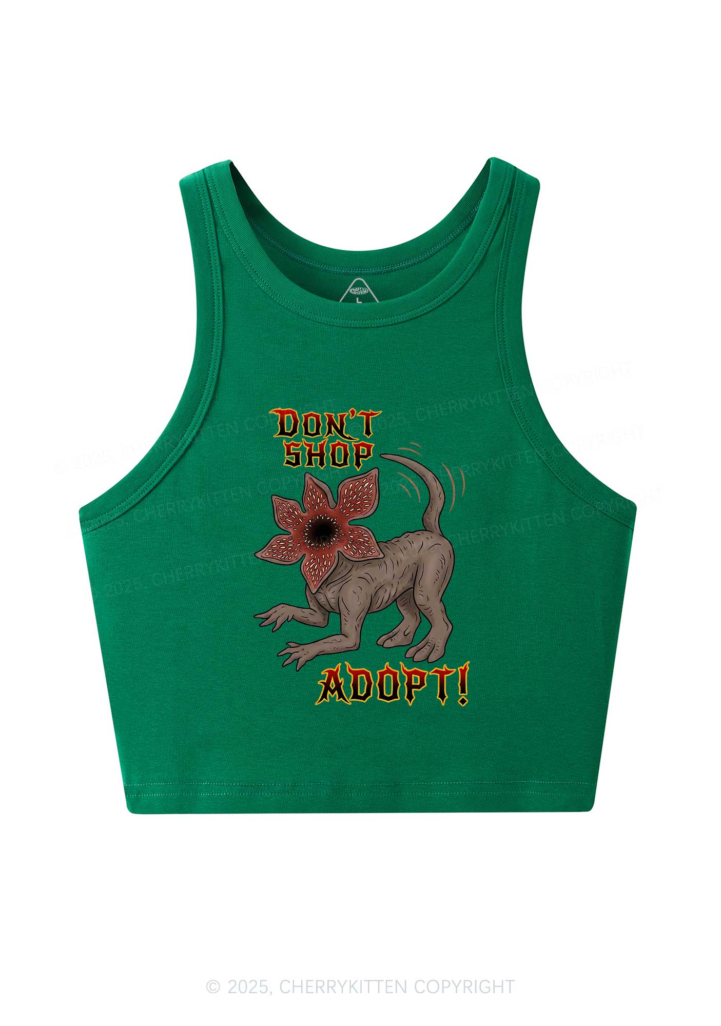 Dont Shop Adopt Y2K Crop Tank Top Cherrykitten
