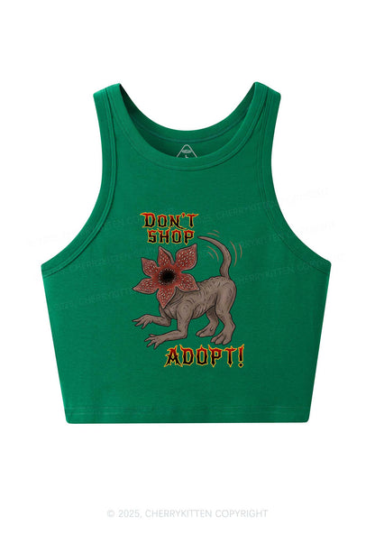 Dont Shop Adopt Y2K Crop Tank Top Cherrykitten