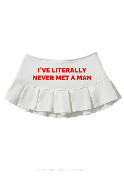 Never Met A Man Pirde Y2K Mini Pleated Skirts Cherrykitten