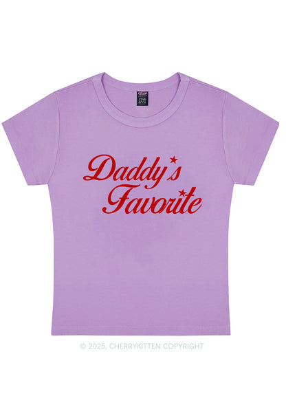 Daddys Favorite Y2K Baby Tee Cherrykitten