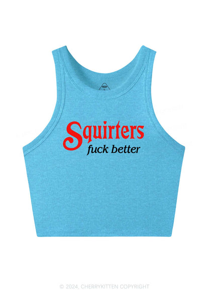 Squirters Fxxk Better Y2K Crop Tank Top Cherrykitten
