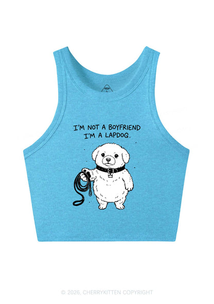 Im A Lapdog Y2K Crop Tank Top Cherrykitten