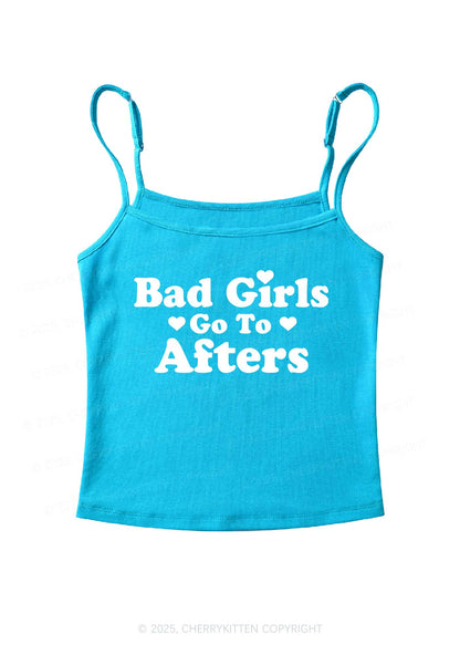 Bad Girls Go Afters Y2K Spaghetti Strap Cami Cherrykitten