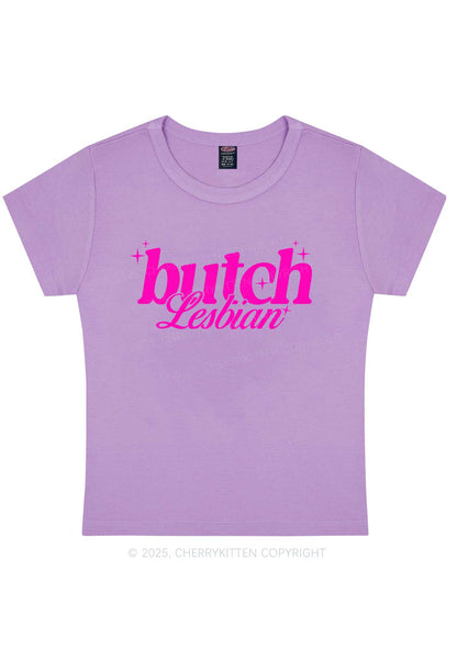 Butch Lesbian Y2K Baby Tee Cherrykitten