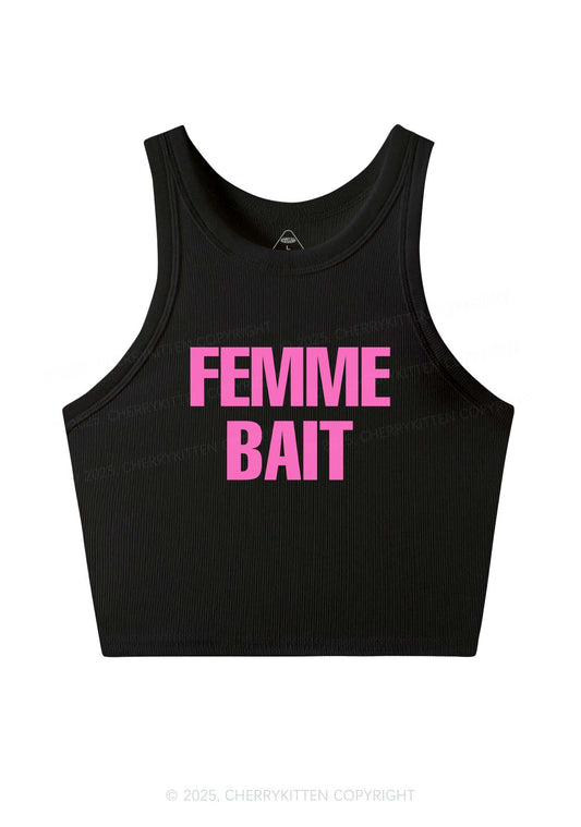 Femme Bait Y2K Crop Tank Top Cherrykitten