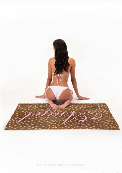 Angel Deer Spots Y2K Beach Towel Cherrykitten