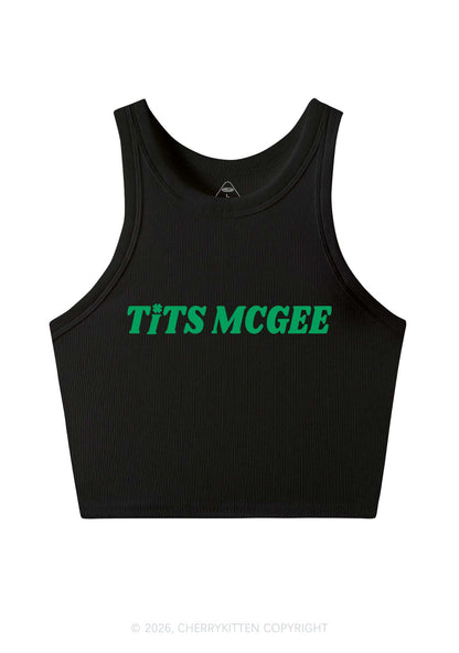 Txts Mcgee St Patricks Y2K Crop Tank Top Cherrykitten