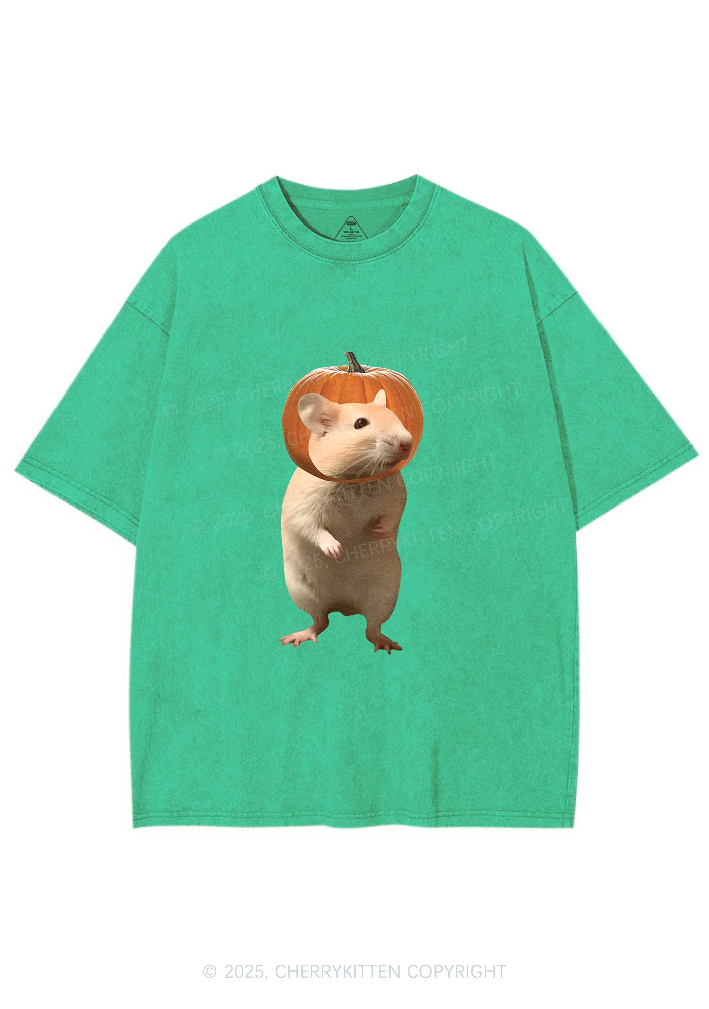 Halloween Silly Ratz Y2K Shirts Washed Tee Cherrykitten