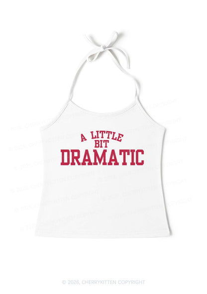 A Little Bit Dramatic Y2K Halter Neck Cami Cherrykitten