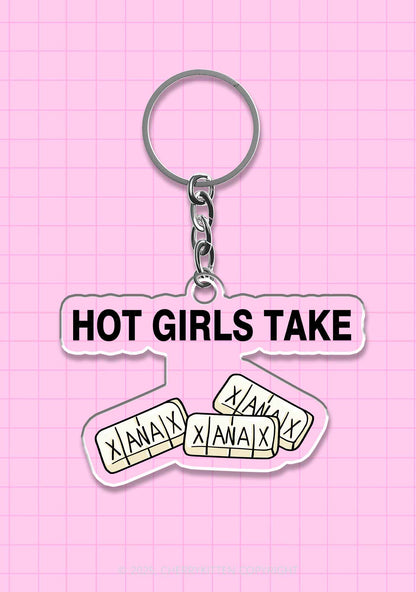 Hot Girls Take Xanax 1Pc Y2K Keychain Cherrykitten