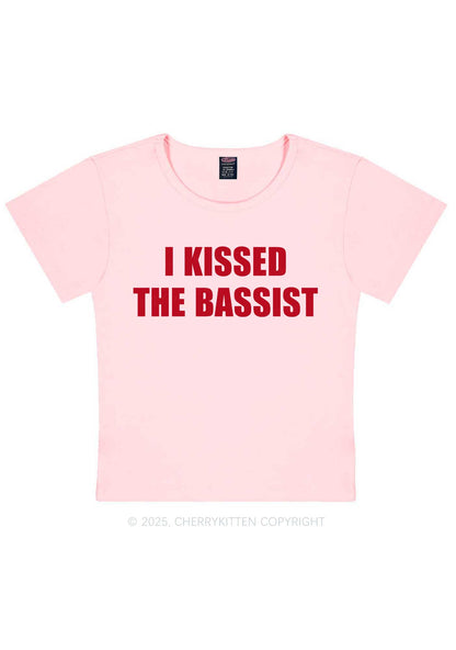 I Kissed The Bassist Y2K Baby Tee Cherrykitten