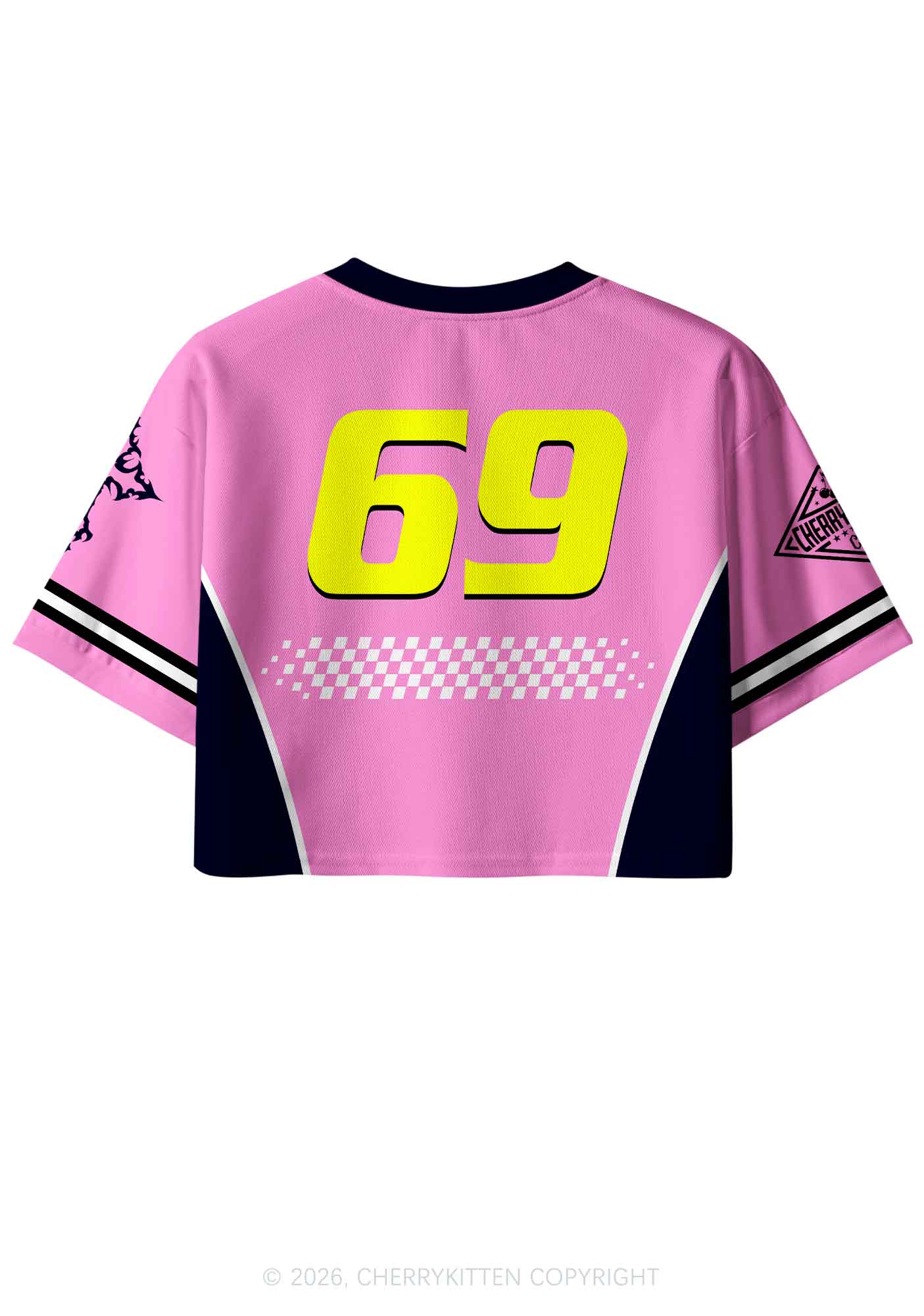 Cxxt Sun Brat Moon Diva Rising Y2K Crop Sport Jersey Shirts Cherrykitten