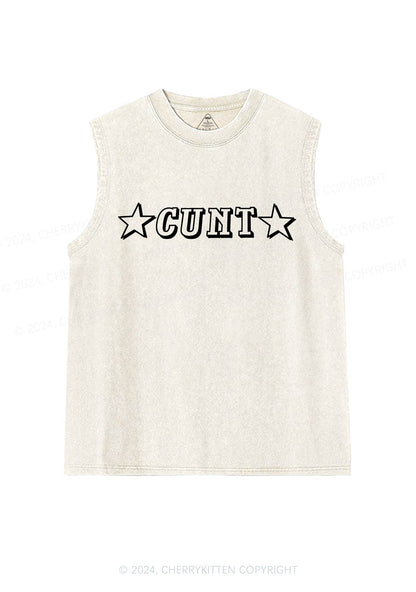 Star Count Y2K Washed Tank Cherrykitten