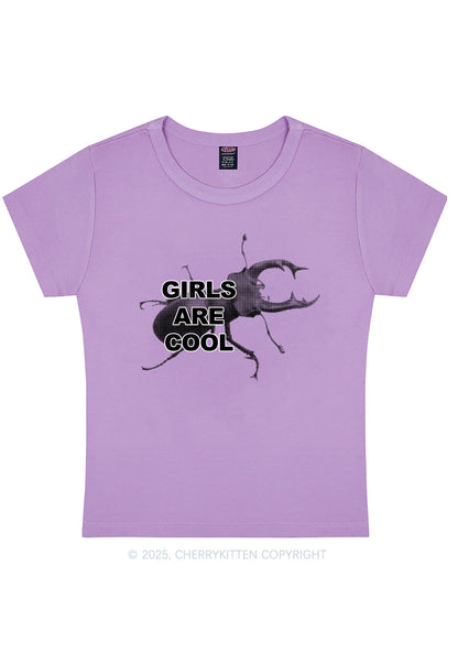 Beetle Girls Are Cool Y2K Baby Tee Cherrykitten