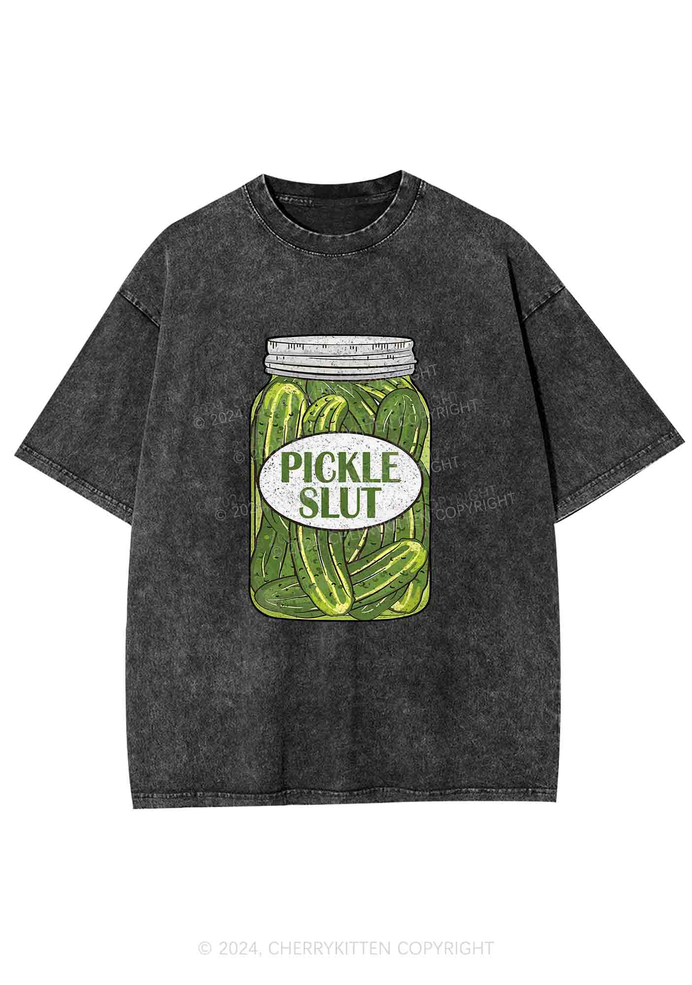 Pickle Slxt Y2K Washed Tee Cherrykitten
