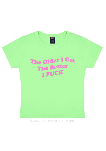 Older Get Better Fxxk Y2K Baby Tee Cherrykitten