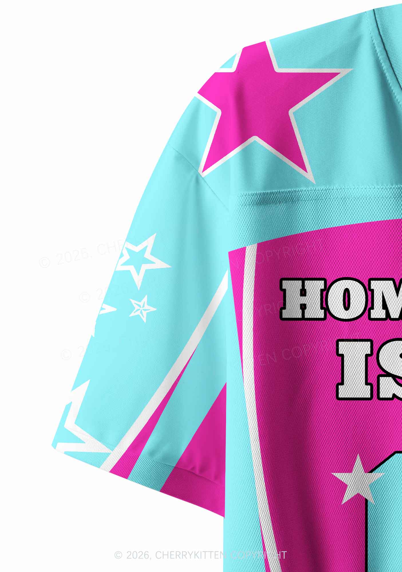 Hot Pink Homophobia Is Gay Pride Y2K Crop Sport Jersey Shirts Cherrykitten