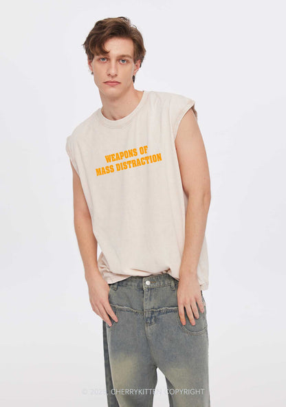 Weapons Of Mass Distraction Y2K Washed Tank Cherrykitten