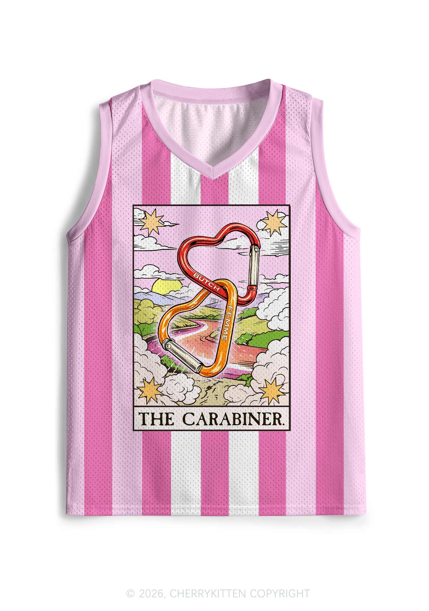 The Carabiner Pride Y2K Sport Jersey Tank Cherrykitten